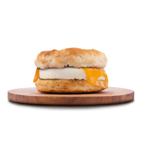 Piled High Biscuit with Egg & Cheese