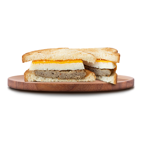 Sausage, Egg & Cheese on Toast